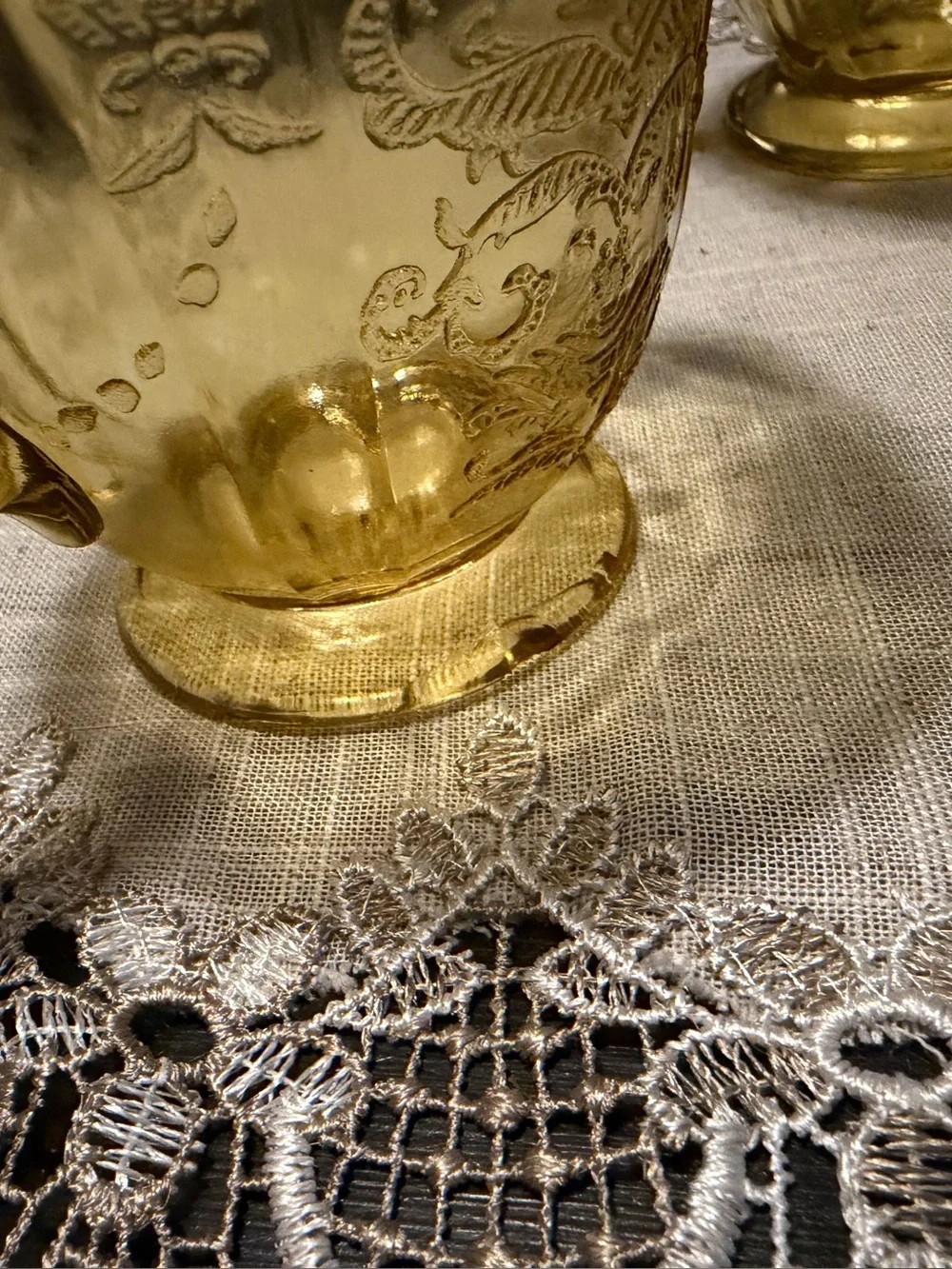 Federal Madrid Yellow Depression Glass